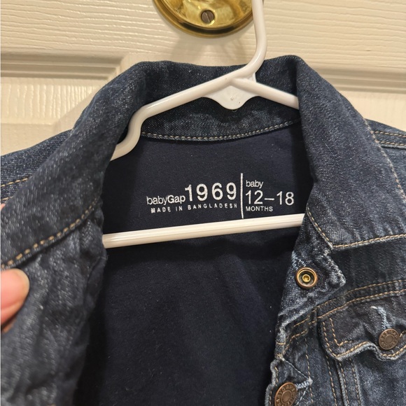 Baby Gap Blue Jean Jacket size 12-18 month - Picture 5 of 6